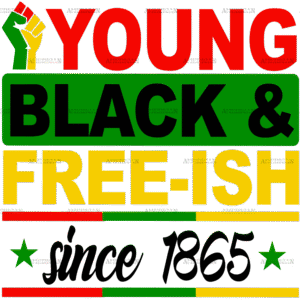 Young Black Freeish DTF Transfer