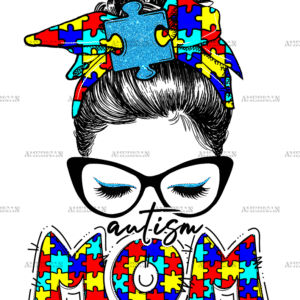 Autism Mom-4 DTF Transfer