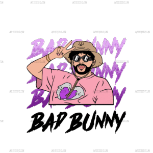 Bad Bunny 2 Dtf Transfer