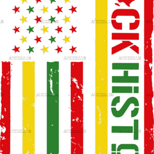 Black History Flag DTF Transfer