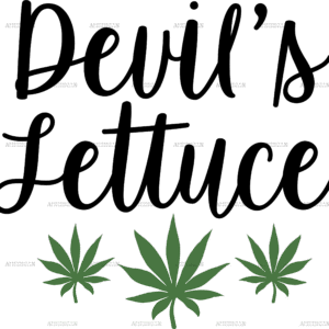 Devils lettuce DTF Transfer