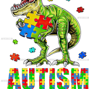 Dinosaur Austin DTF Transfer