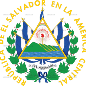 El Salvador Crest Dtf Transfer