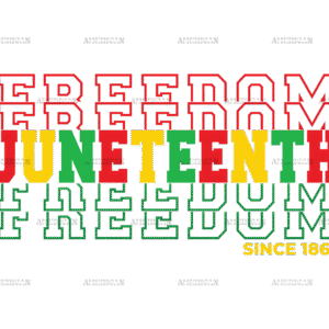 Freedom Juneteenth DTF Transfer