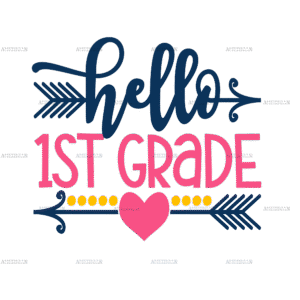 Hello 1st Grade DTF Transfer