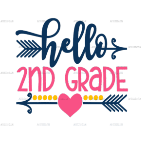 Hello 2nd Grade DTF Transfer