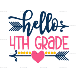 Hello 4th Grade DTF Transfer