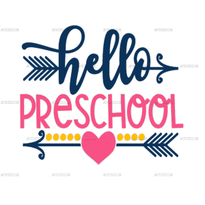 Hello Preschool DTF Transfer