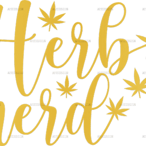 Herb nerd gold DTF Transfer