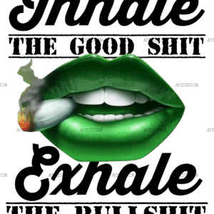 Inhale exhale DTF Transfer