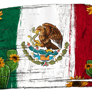 Mexican Flag Cactus Dtf Transfer