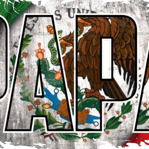 Mexican Flag Papa Dtf Transfer
