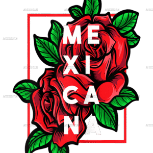 Mexicana Rose Dtf Transfer