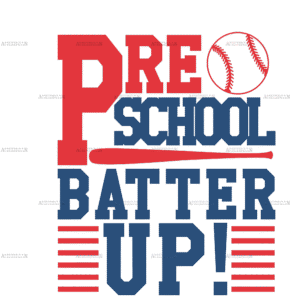 Preschool Batter Up DTF Transfer