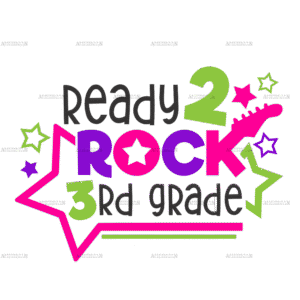 Ready 2 Rock 3rd Grade DTF Transfer