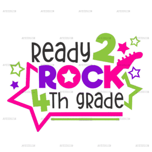 Ready 2 Rock 4th Grade DTF Transfer