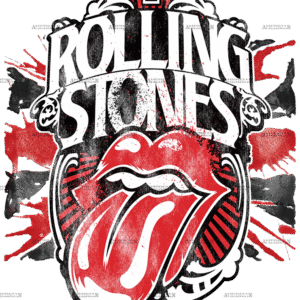 Rolling Stones DTF Transfer