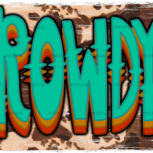 Rowdy Retro DTF Transfer