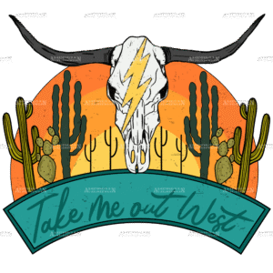 Take Me Out West DTF Transfer